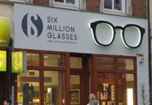 En Allemagne un magasin d’optique s’appelle 6 Millions Glasses