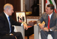 Nethanyahou en Jordanie