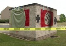 Tags nazis sur la synagogue : la police arrête deux suspects