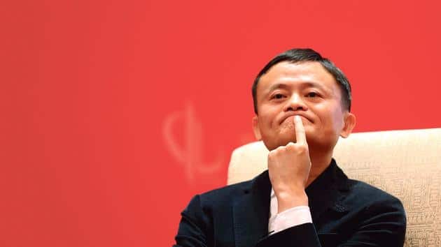 Founder and Executive Chairman of Alibaba Group Jack Ma meets Facebook founder and CEO Mark Zuckerberg, at the China Development Forum in Beijing