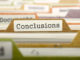 Conclusions (provisoires)