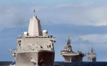 La marine américaine est en route