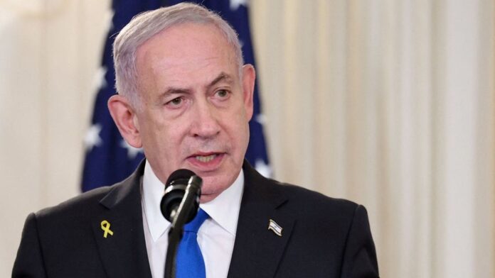 U.S. President Trump meets Israeli PM Netanyahu at the White House in Washington