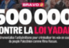 500 000 signatures contre la loi Yadan !