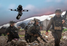 Une parade face aux drones du Hezbollah
