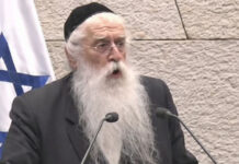 Le député Poroush aux opposants à la loi fondamentale sur l’étude de la Tora : « Qu’avez-vous à voir avec la Terre d’Israël ? »