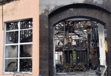 Incendie ravageant le Beth haMidrach et le complexe d’accueil près de la tombe du Ba’al haTanya