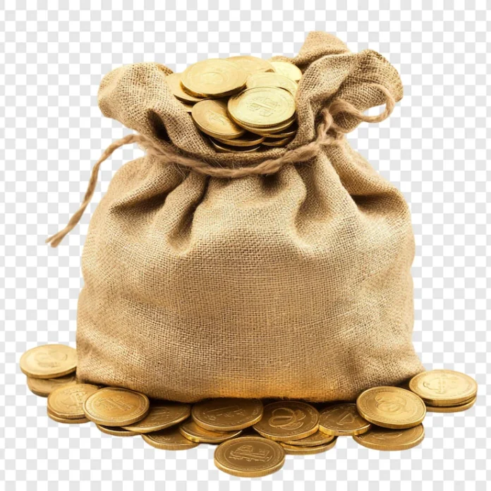 sac-drap-rempli-pieces-or-symbole-richesse-prosperite_191095-80545