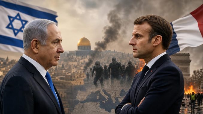 netanyahou-interpelle-macron-lavertissement-israelien-face-a-la-montee-de-lislamisme-radical-en-france-terre-promise-678x381