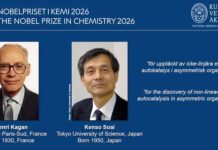Le Français Henri Kagan reçoit le prix Nobel de chimie